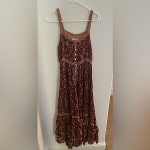 Long, XS, leopard print dress from Spell